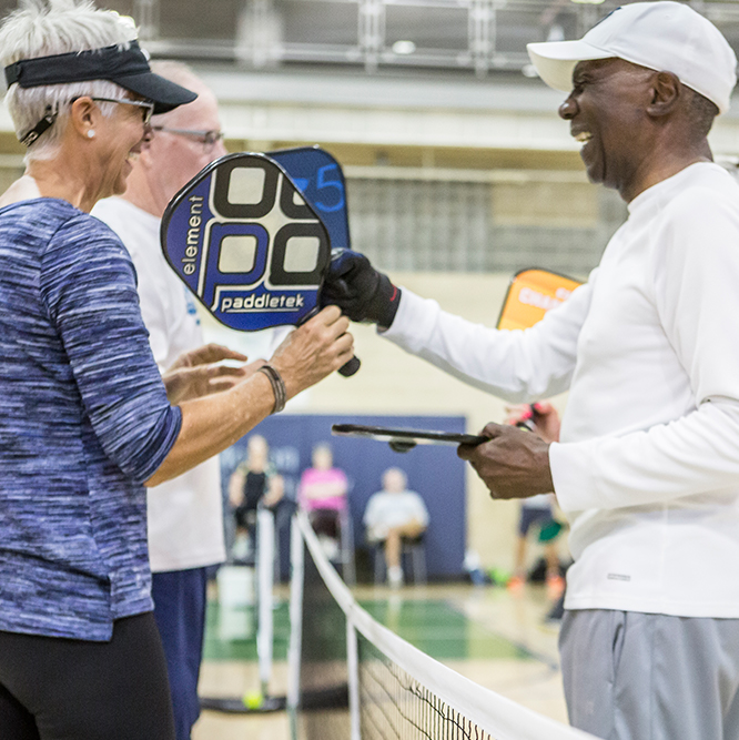 pickleball leagues on the Monon Community Center courts