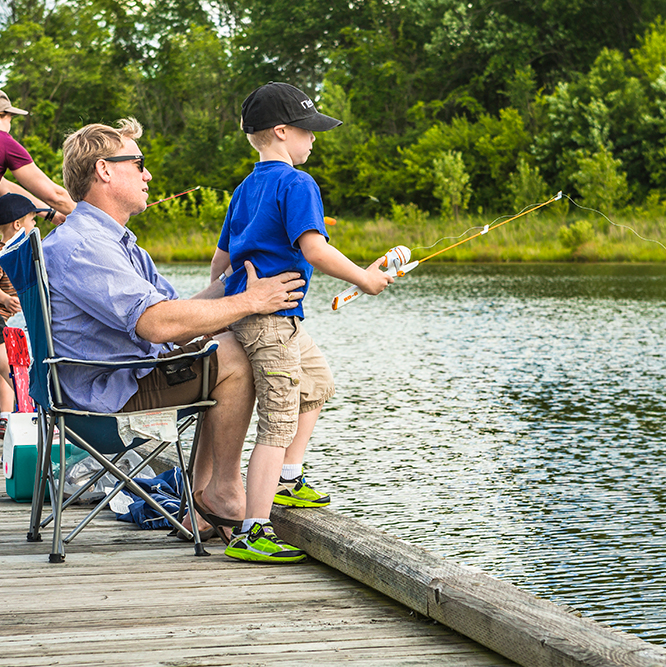 fishing at Central Park