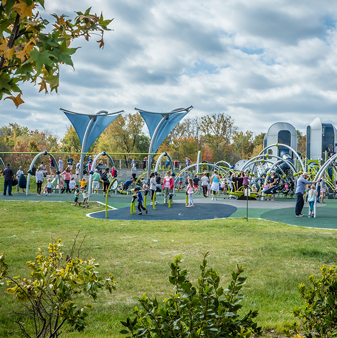 play area at Central Park