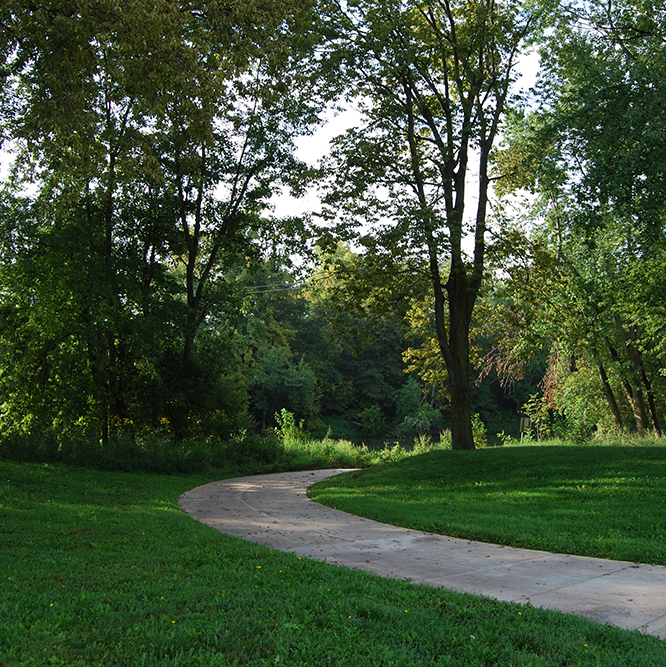 trail at Hazel Landing Park