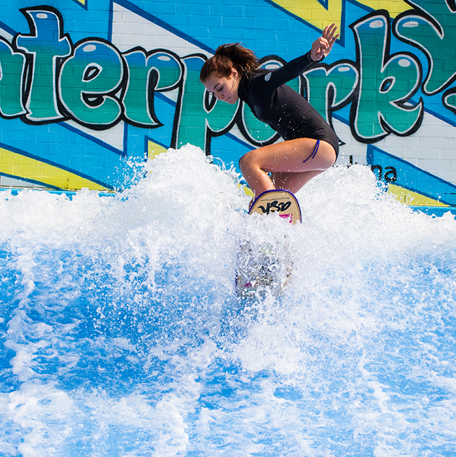 girl on FlowRider®