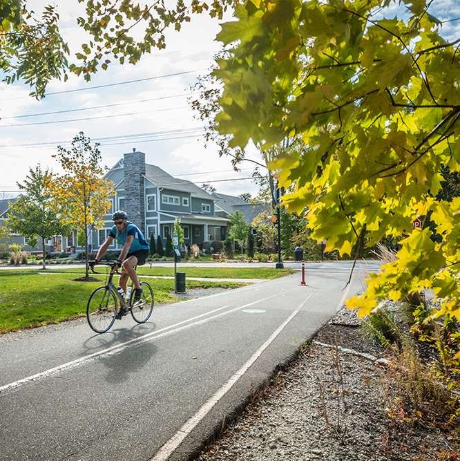 bicycling on the Greyhound Trail