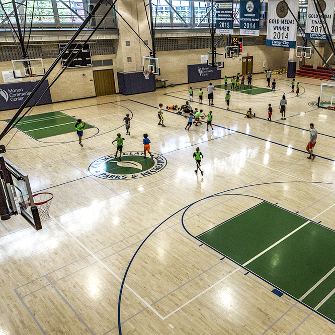 Monon Community Center Gymnasium in Carmel