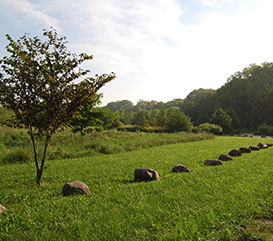 rocks at Hazel Dell Landing Park