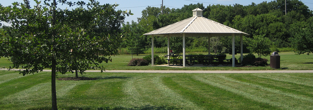 shelter at Lenape Trace park