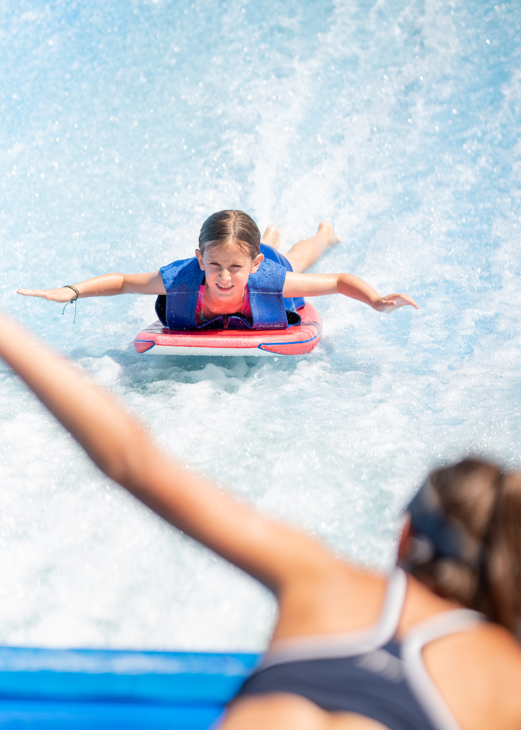 Learning how to do tricks on the FlowRider