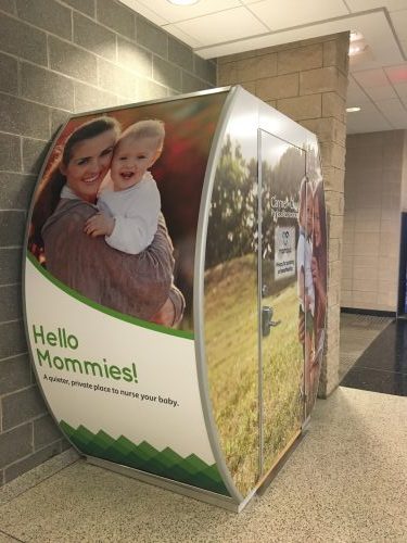 Mamava Lactation Suite for Nursing and Breastfeeding Mothers at the Monon Community Center