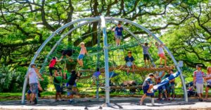 The Explorer Dome that Inlow Park was designed after