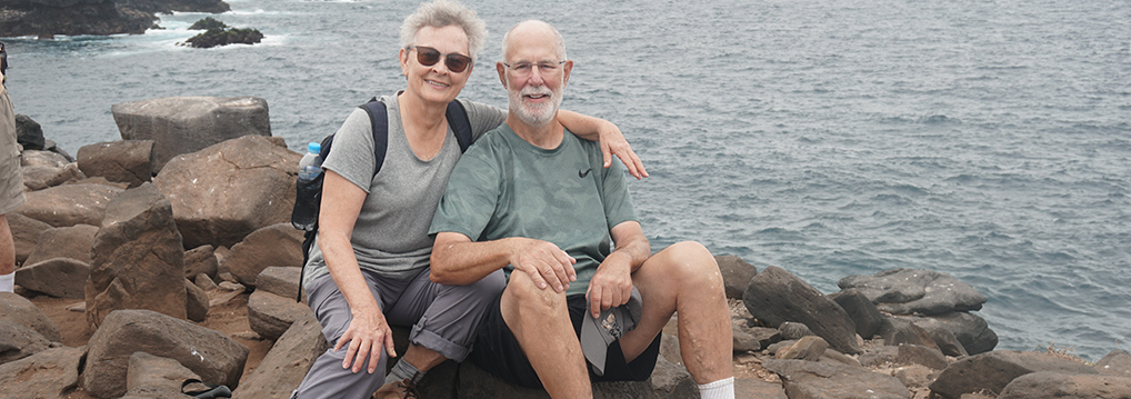 Jack and his wife on vacation