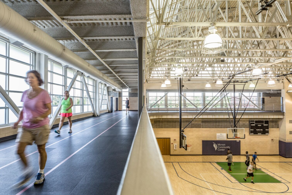 Monon Community Center Indoor Track and Courts