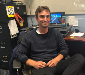 Sean Robert in his office at the MCC