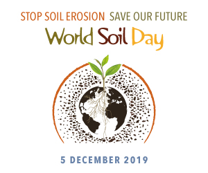 Stop Soil Erosion. Save Our Future. World Soil Day 2019