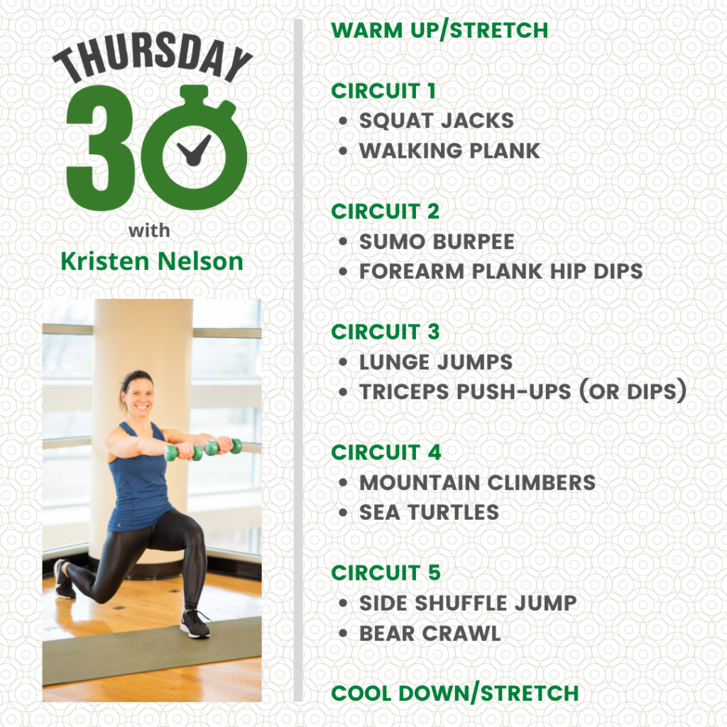 Kristen Nelson Bodyweight Circuit Workout