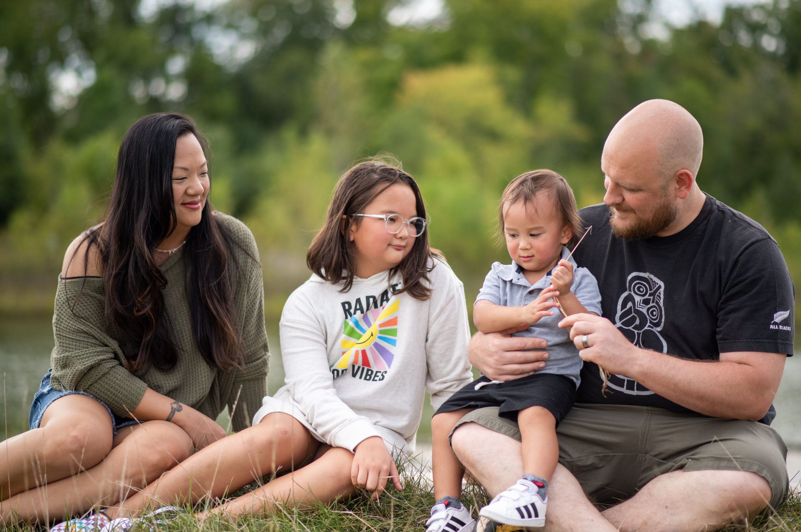 Family at Carey Grove Park