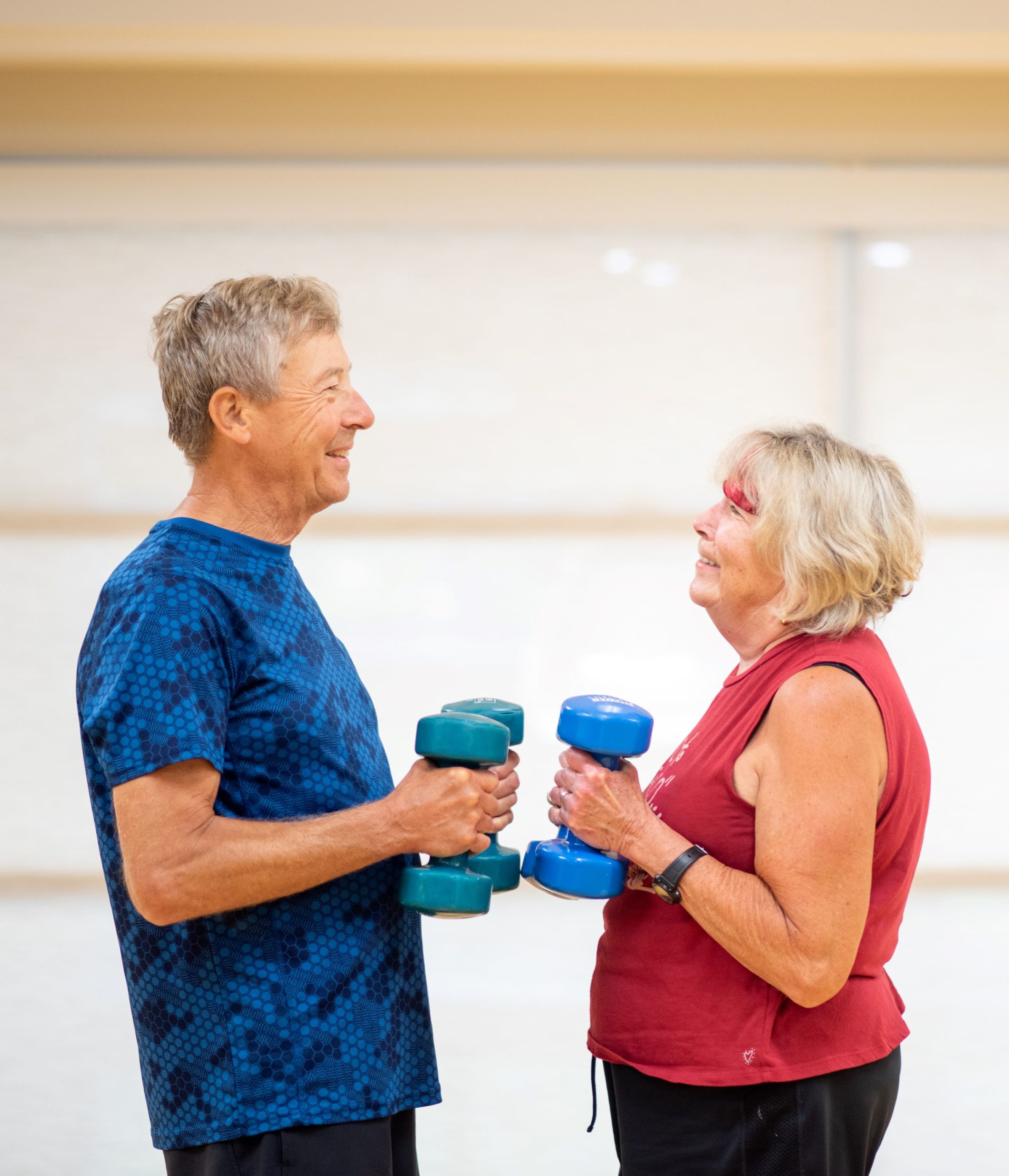 Terri and Tom with Weights