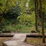 Accessible White River overlook at River Heritage Park.