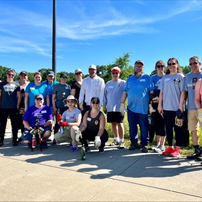 Group project volunteers from Baker Hill.
