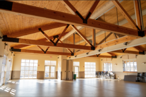 Wilfong Pavilion interior shot of space