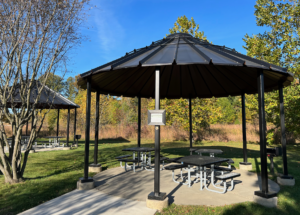 Silo shelters at West Park