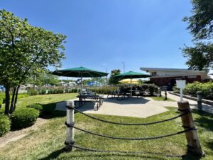 Party patio at The Waterpark