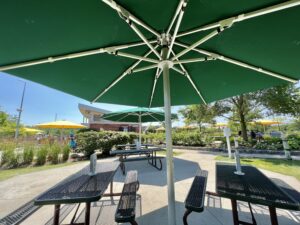 Party patio at The Waterpark