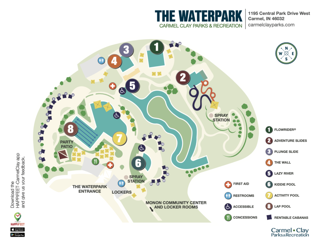 The Waterpark map- 2023
