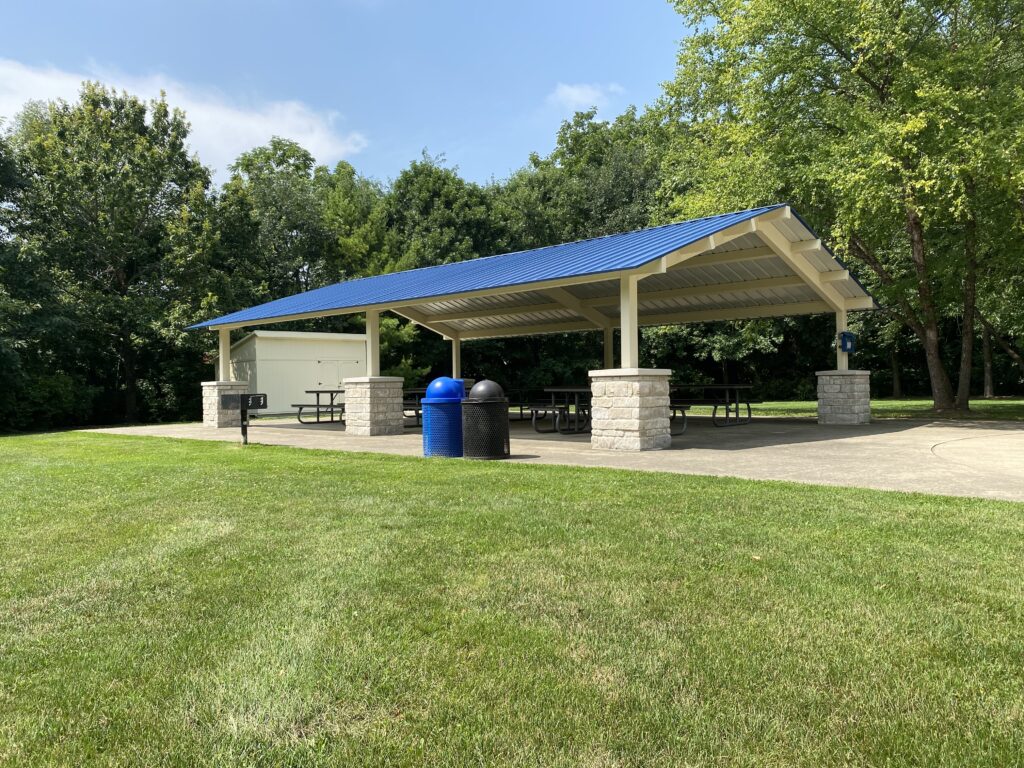 River Heritage Park picnic shelter