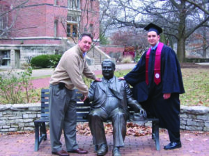 Michael Normand at his Indiana University graduation.