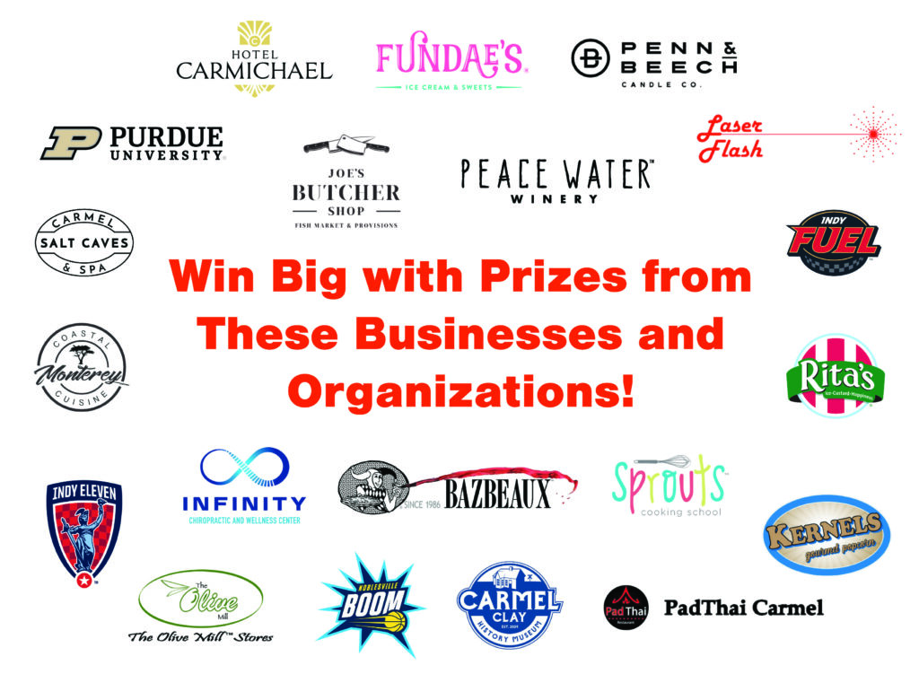Summer fun run/walk prizes and sponsors graphic. 